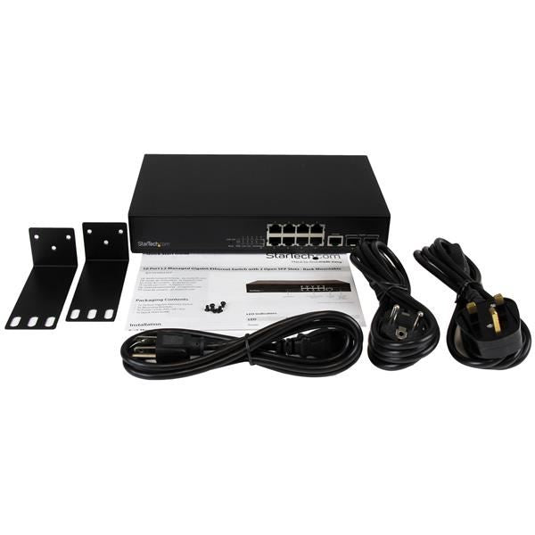 SWITCH 10 PUERTOS L2 CON 2 SFP