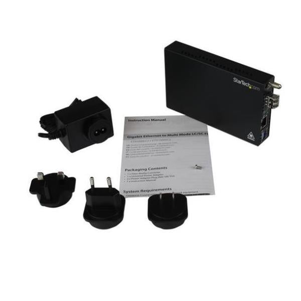 CONVERTIDOR MEDIANO RJ45 FIBRA SC