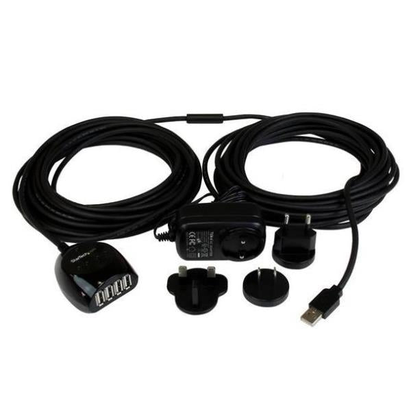 CABLE USB 15M CON HUB 4XUSB