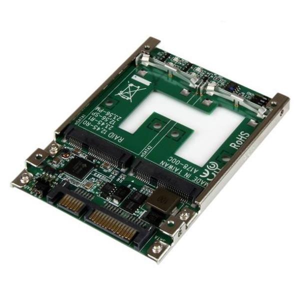 ADAPTADOR 2X MSATA A SATA 2 5