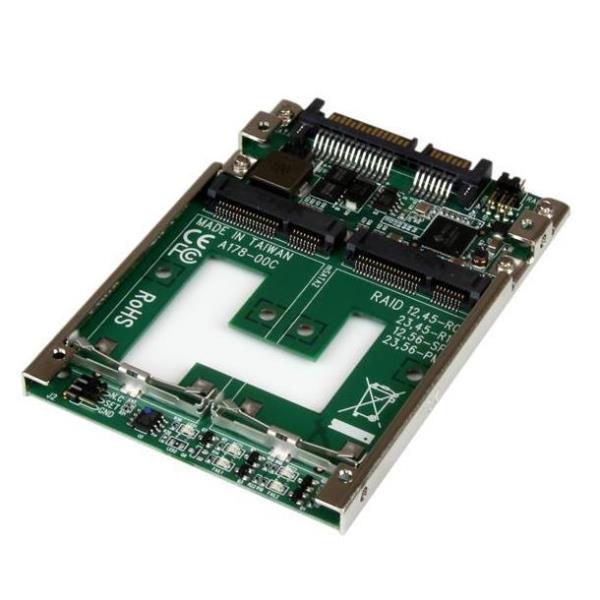 ADAPTADOR 2X MSATA A SATA 2 5