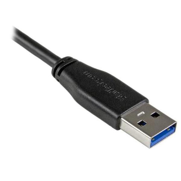 CABLE 0 5M MICROUSB 3 ACODADO