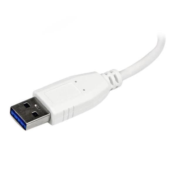 HUB USB 3.0 4 PUERTOS BLANCO