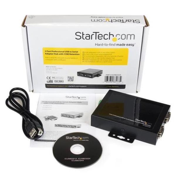 2 PUERTOS SERIE A USB HUB