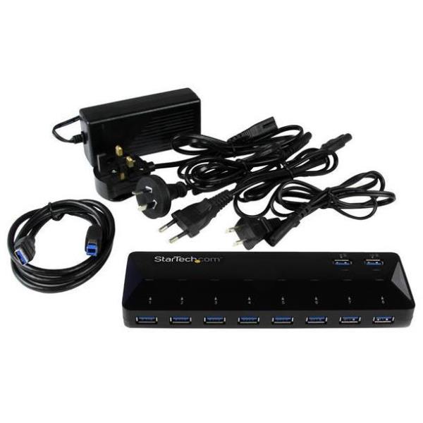 HUB USB 3.0 10 PUERTOS 2X 1 5A