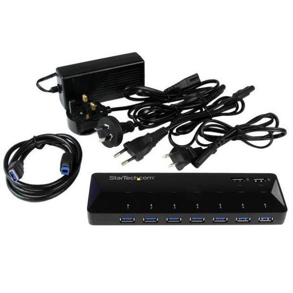HUB USB 3.0 7 PUERTOS 2X 2 4A