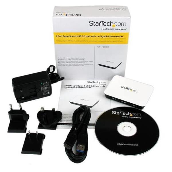 ETHERNET USB 3.0 HUB ADAPTER