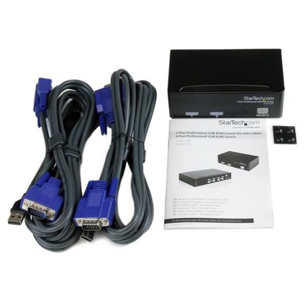 SWITCH KVM 2 PUERTOS VGA USB