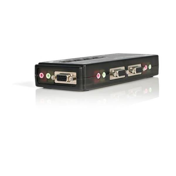 KIT KVM 4 PUERTOS VGA AUDIO