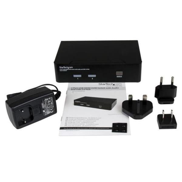SWITCH KVM HDMI 2 PUERTOS USB