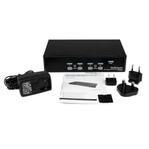 SWITCH KVM 4 PUERTOS VGA RACK
