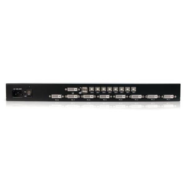 SWITCH KVM 8 PUERTOS DVI RACK