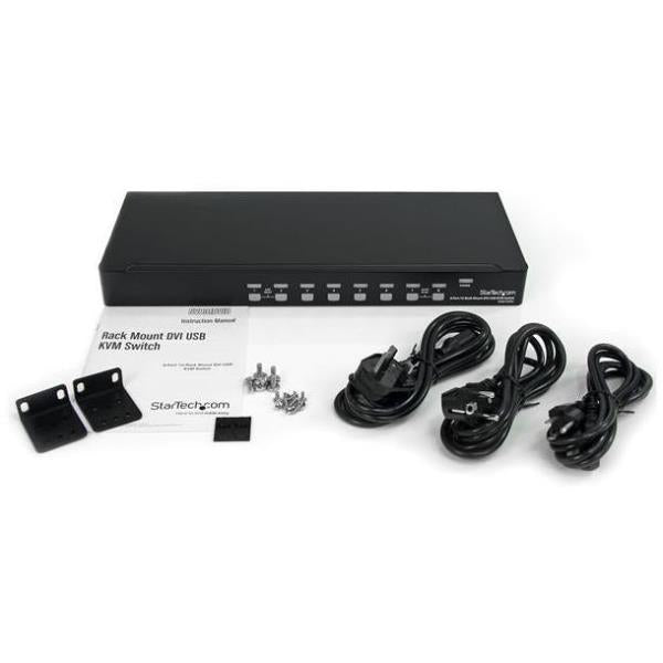 SWITCH KVM 8 PUERTOS DVI RACK