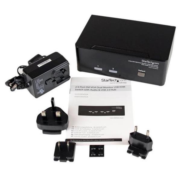SWITCH KVM 2XDOBLE DVI VGA USB