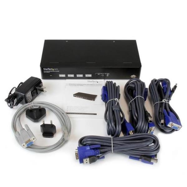 SWITCH KVM 4X VGA USB DDM