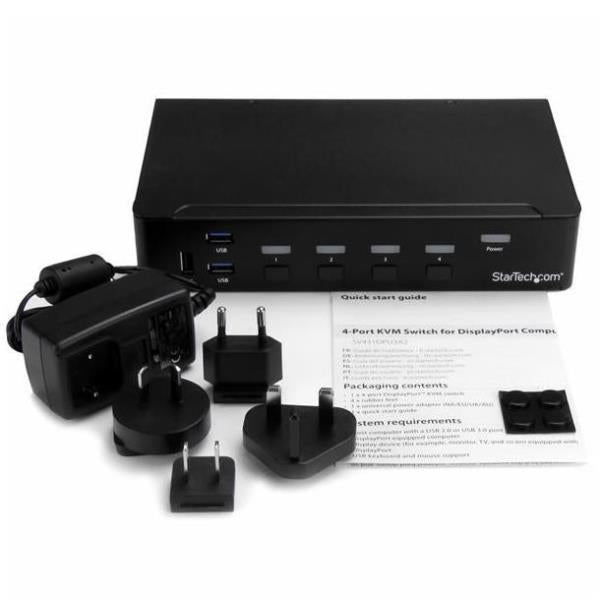 SWITCH KVM 4X DISPLAYPORT 4K