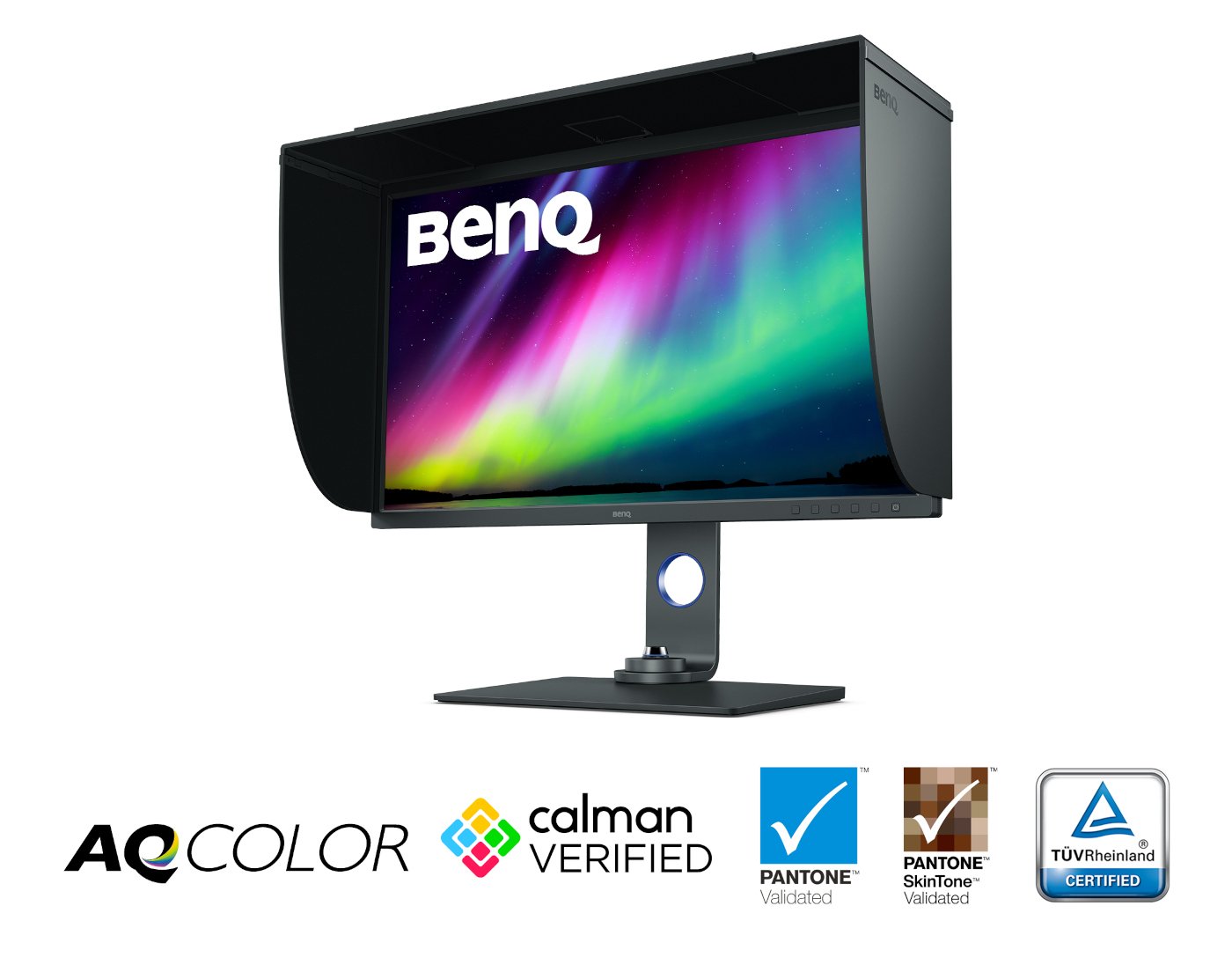 BenQ PhotoVue SW321C - LED Display - 32" - 3840 x 2160 4K UHD (2160p) @ 60 Hz - IPS - 250 cd/m² - 1000:1 - HDR10 - 5 ms - 2xHDMI, DisplayPort, USB-C - gray