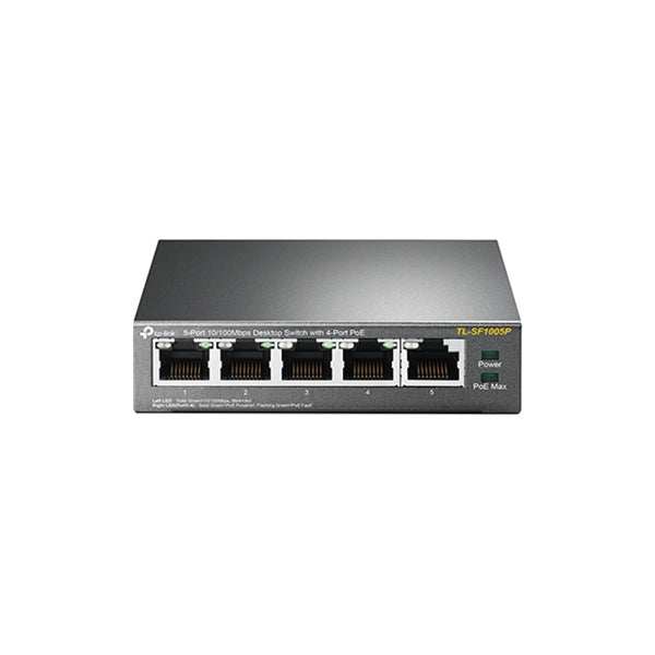 TP-LINK 5 PUERTOS 10/100MBPS POE - TL-SF1005P