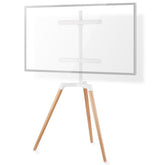 NEDIS SUPORTE CHAO 50 - 65 | ATE 35 kg | DESIGN ESCANDINAVO |BRANCO / FAIA