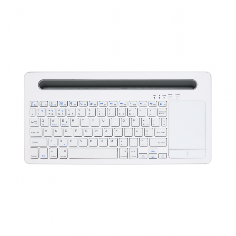 Teclado Bluetooth com Touchpad e suporte Tablet/Smartphone - BK230TF