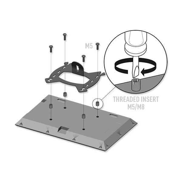 VOGELS PFA 9100 KIT DE MONTAJE INSERTOS M5/M8