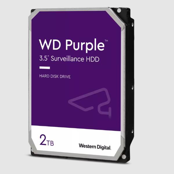WDPURPLE 2TB SATA3 64MB 3 5 5400RPM