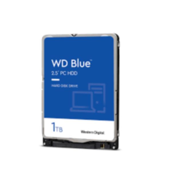 WD Blue WD10SPZX - Hard drive - 1 TB - internal - 2.5" - SATA 6Gb/s - 5400 rpm - buffer: 128 MB