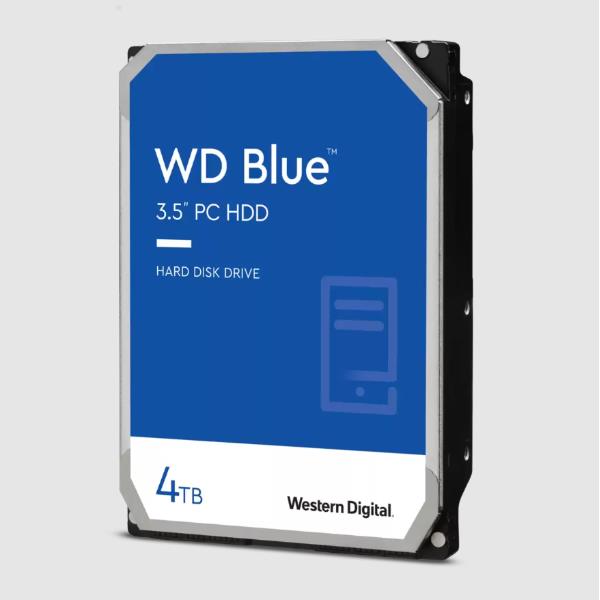 WD Blue WD40EZAZ - Hard drive - 4 TB - internal - 3.5" - SATA 6Gb/s - 5400 rpm - buffer: 256 MB