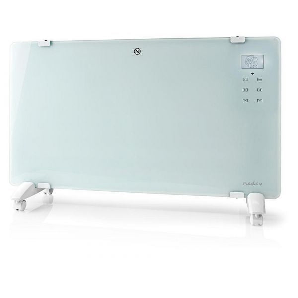 NEDIS WIFI SMART CONVECTOR INTELIGENTE C\TERMOSTATO PAINEL VIDRO 2000W