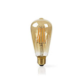 BOMBILLA DE FILAMENTO LED INTELIGENTE WIFI NEDIS E27 ST64 5W 400 LM