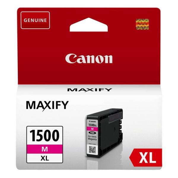 Canon PGI-1500XL M - 12 ml - High Yield - magenta - original - ink tank - for MAXIFY MB2050, MB2150, MB2155, MB2350, MB2750, MB2755