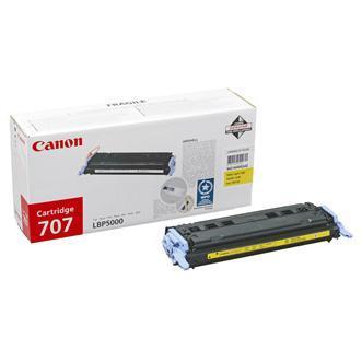 Canon 707Y - Amarelo - original - cartucho de toner - para i-SENSYS LBP5000, LBP5100, Laser Shot LBP-5000, 5100