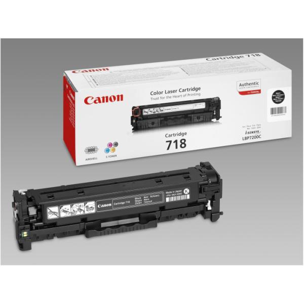 CANON TONER BLACK 718 LBP7200CDN/MF8300