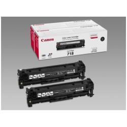 Canon 718 Black - Pack de 2 - Negro - Original - Cartucho de tóner - para i-SENSYS LBP7210, LBP7660, LBP7680, MF728, MF729, MF8340, MF8360, MF8540, MF8550, MF8580