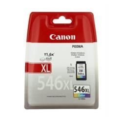 Canon CL-546XL - 13 ml - High Yield - color (cyan, magenta, yellow) - original - safety blister pack - ink cartridge - for PIXMA TR4551, TR4650, TR4651, TS3350, TS3351, TS3352, TS3355, TS3450, TS3451, TS3452