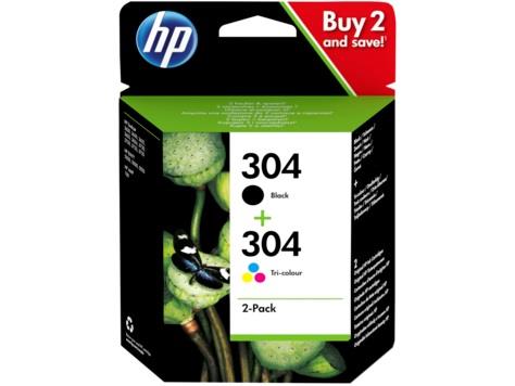 PACK 4 TINTAS CMYK HP 304 BLISTER