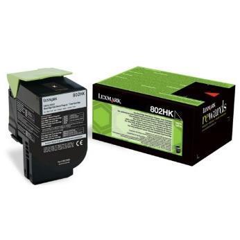TONER LEXMARK NEGRO 802HK ELEV CAP CORPORATIVO 4K