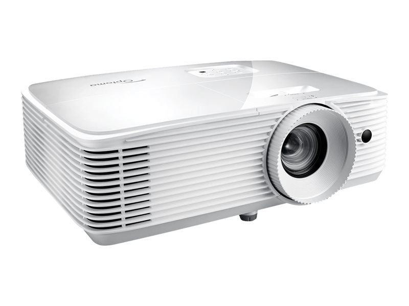 Optoma EH338 - Projector DLP - portátil - 3D - 3800 lumens - Full HD (1920 x 1080) - 16:9 - 4K - lentes fixas de projeção de curta distância