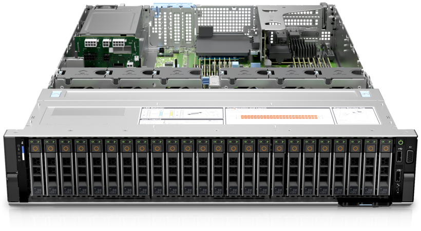 Dell PowerEdge R7515 - Servidor - montável em bastidor - 2U - 1 via - 1 x EPYC 7302P / 3 GHz - RAM 16 GB - SAS - hot-swap (permuta) 3.5" compartimento(s) - SSD 480 GB - G200eR2 - GigE - sem SO - monitor: nenhum - preto - BTP - com 3 Anos de Básico no