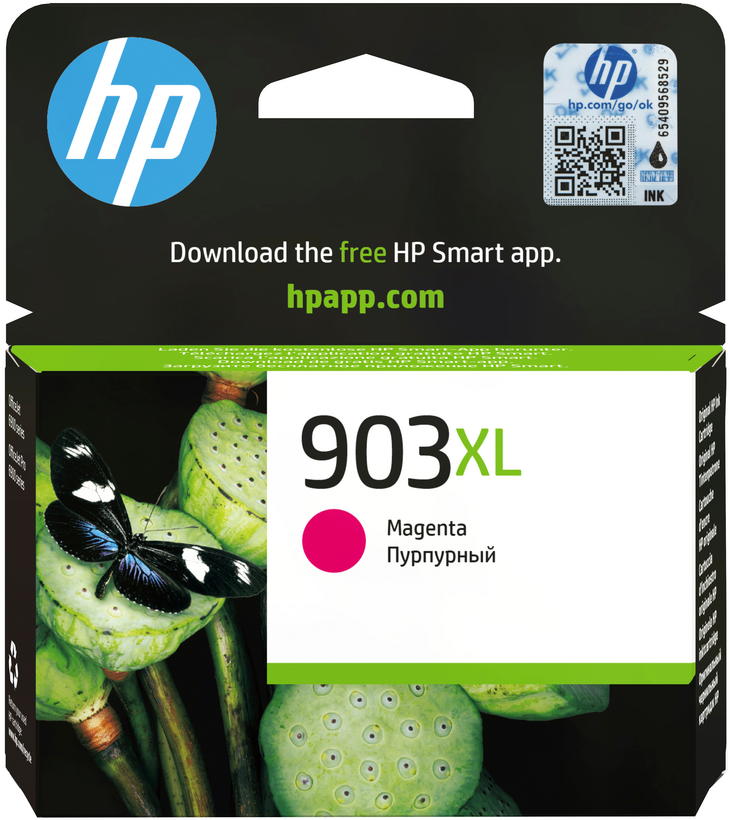 HP 903XL - 8.5 ml - High Yield - magenta - original - blister pack - ink cartridge - for Officejet 6951, 6954, 6962, Officejet Pro 6960, 6961, 6970, 6971, 6974, 6975