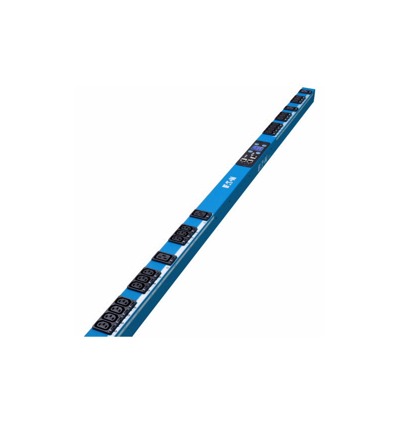 Eaton Metered Input Rack PDU EMIB08-30B - Unidade de distribuição de potência (montável em bastidor) - AC 200-240 V - 7.4 kW - 1 fase - Ethernet, RS-232 - entrada: IEC 60309 32A - conectores de saída: 42 (6 x IEC 60320 C19, 36 x IEC 60320 C13) - 0U -