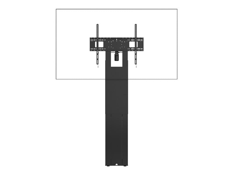 VISION Motorised Height Adjustable Display Floor Stand - LIFETIME WARRANTY - Heavy duty - Fits displays up to 100" with VESA sizes up to 800 x 600 - fixes to wall, transfers load to floor - SWL 130 kg / 286 lb - cable controller - RS-232 control - he