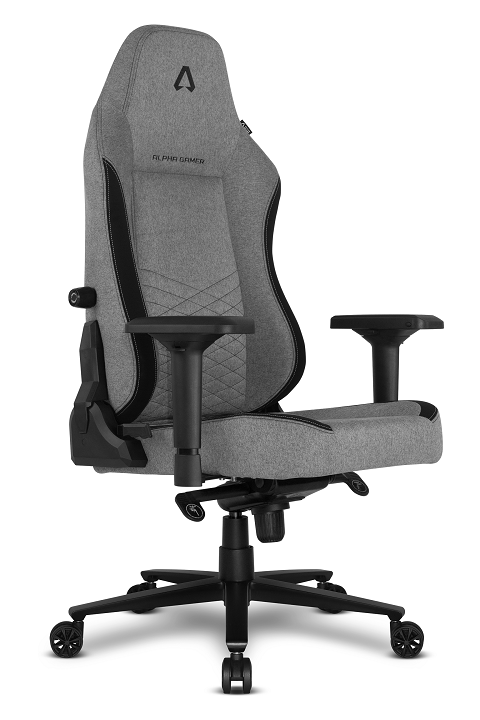Alpha Gamer Chair Alegra Fabric Gray
