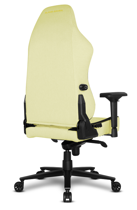 Alpha Gamer Chair Alegra Fabric Yellow