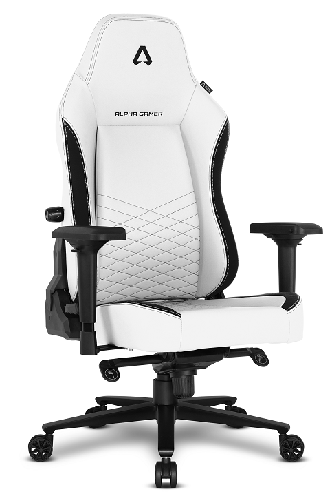 Alpha Gamer Chair Alegra White