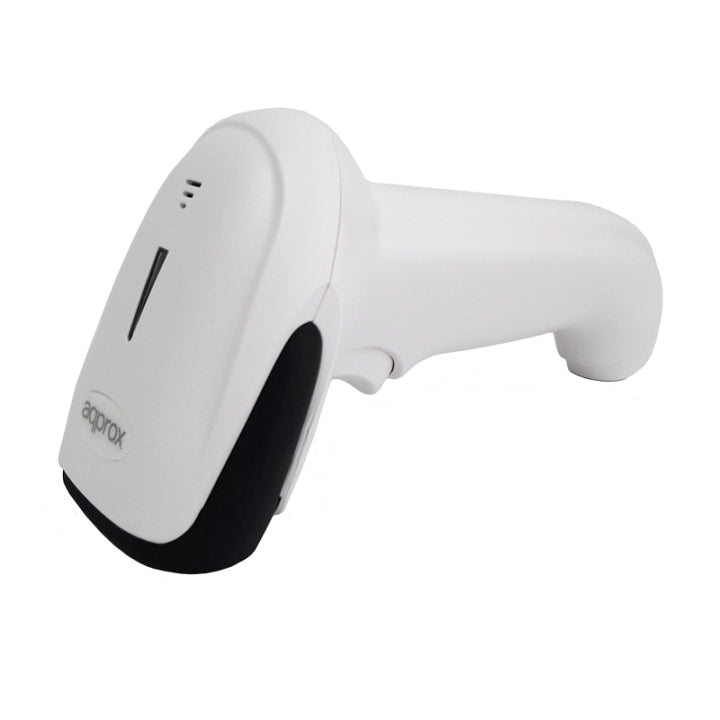 Leitor Códigos de barras APPROX Area 2D LS09WH c/ suporte, Branco - USB