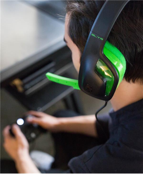 Ausc. Skullcandy SLYR Verde Xbox One