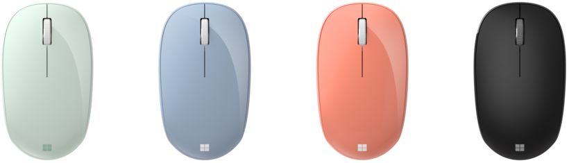 Microsoft Bluetooth Mouse - Mouse - optical - 3 buttons - wireless - Bluetooth 5.0 LE - matte black