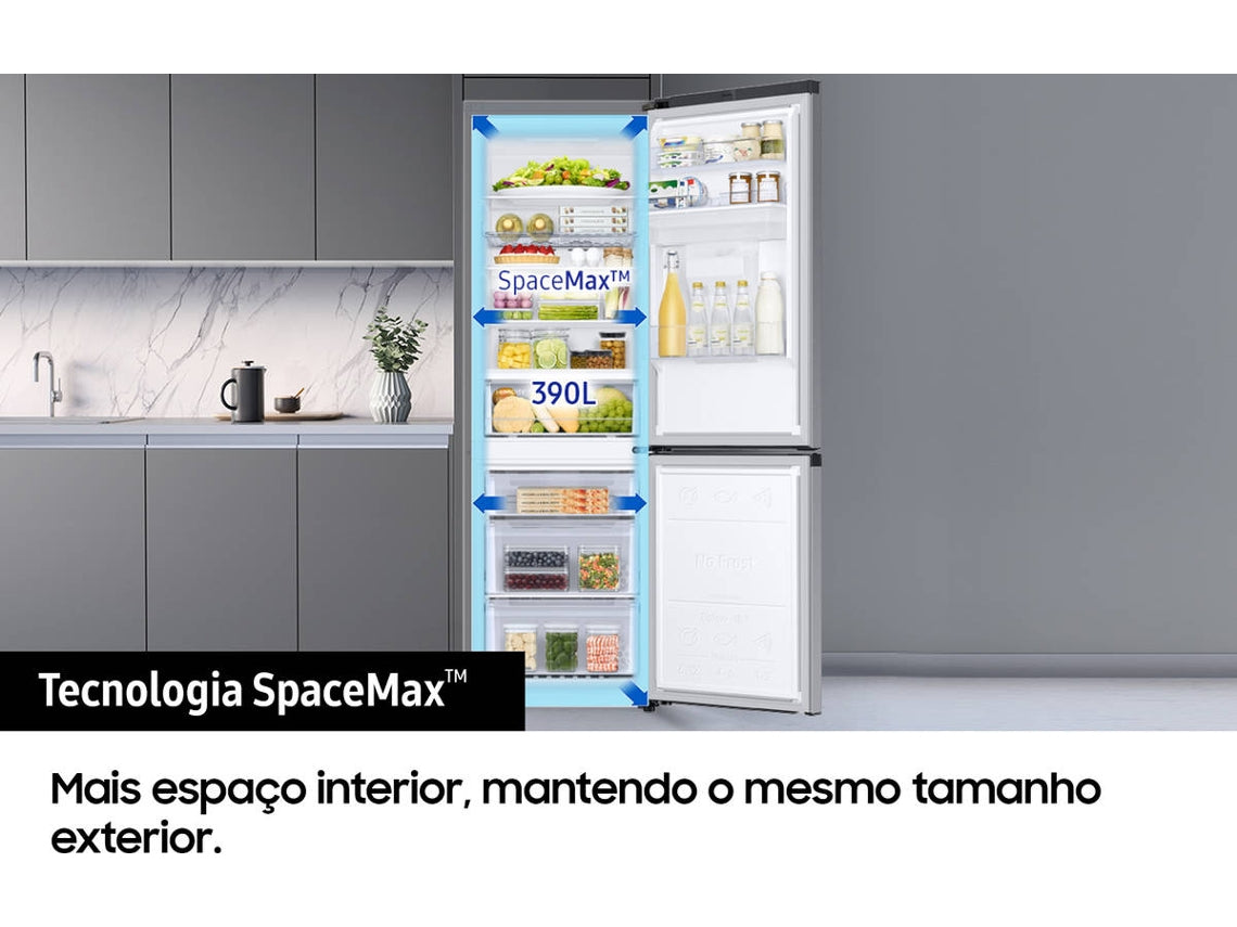 SAMSUNG FRIGORIFICO COMBINADO COM DISPENSADOR ÁGUA 341L