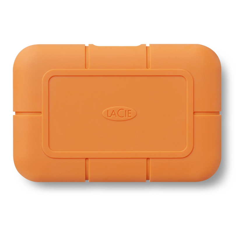 LaCie Rugged SSD STHR500800 - SSD - encrypted - 500 GB - external (portable) - USB 3.1 Gen 2 / Thunderbolt 3 (USB C connector) - Self-Encrypting Drive (SED)